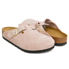 BIRKENSTOCK BOSTON (REGULAR) LIGHT ROSE / SUEDE LEATHER 1026139画像