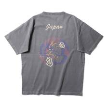 HOUSTON PIGMENT CRACKED PT SOUVENIR TEE(DRAGON) 22301画像