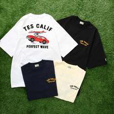 The Endless Summer TES VINTAGE CAR EMB BIG T-SHIRT 25574306画像