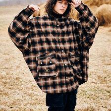 glamb 4XL Stand Collar Shirt GB0325-SH09画像