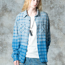 glamb Bleach Check Shirt GB0325-SH02画像
