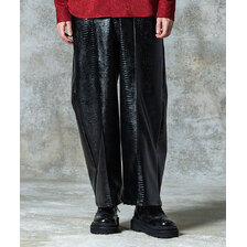glamb Synth Leather Baggy Slacks GB0325-P09画像