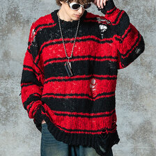 glamb Damage Pullover Knit GB0325-KNT12画像