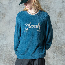 glamb Spin Logo Shaggy Knit GB0325-KNT06画像
