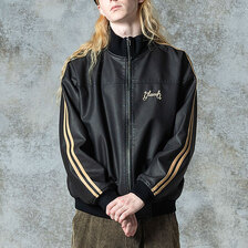 glamb Synth Leather Track Jacket GB0325-JKT10画像