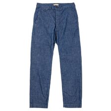 Workers Officer Trousers, Regular Fit 8oz GR Back Denim画像
