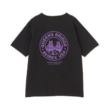 AVIREX CIRCLE LOGO T-SHIRT "QUEENS BRIDGE" 7835135608画像