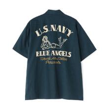 AVIREX COTTON LINEN SHIRT "BLUE ANGELS" 7835123025画像