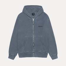 STUSSY Jumbo Pigment Dyed Full Zip Hooded Sweat 1975078画像