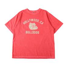 BARNS Pigment Dye 20/- Sunbreeze S/S Print T-shirt BULL DOGS BR-25285画像