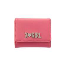 X-girl RHINESTONE LABEL MINI WALLET 105252054013画像