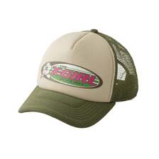 X-girl HIBISCUS OVAL LOGO TRUCKER CAP 105252051006画像