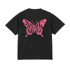 X-girl BUTTERFLY SILHOUETTE LOGO S/S TEE 105252011022画像