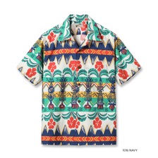 SUN SURF Lot No. SS39504 / COTTON BROAD OPEN SHIRT &ldquo;TROPICAL WOODCUT&rdquo;画像