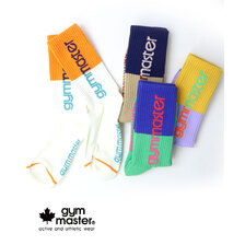 gym master ハーフ&ハーフロゴジャガード ソックス G566786画像