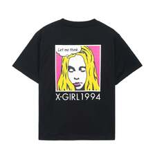 X-girl POP FACE S/S TEE 105252011037画像