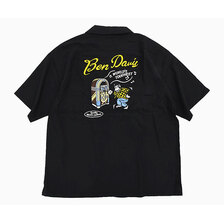 BEN DAVIS Jukebox Open Collar S/S Shirt T-25580033画像