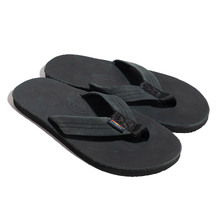 RAINBOW SANDALS Single Layer Premier Leather Premier Black 301ALTS画像