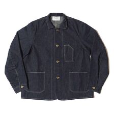 WAREHOUSE Lot 2224 1920'S FREE LAND CHORE JACKET インディゴデニム画像