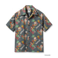 SUN SURF Lot No. SS39537 / COTTON SEERSUCKER OPEN SHIRT &ldquo;TRIP TO HAWAII&rdquo; by 柳原良平 with MOOKIE画像