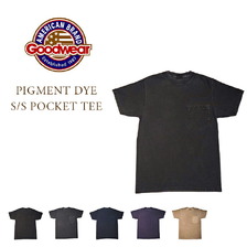 Goodwear #40134 PIGMENT DYE S/S POCKET TEE画像