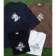 The Endless Summer TES CAL FELT WAPPEN BIG T-SHIRT 25574327画像