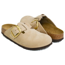BIRKENSTOCK BOSTON BIG BUCKLE (NARROW) SANDCASTLE / NUBUCK LEATHER 1028052画像