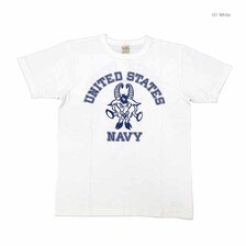 Buzz Rickson's SLUB YARN T-SHIRT - UNITED STATES NAVY - BR79566画像