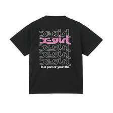 X-girl REPEAT MILLS LOGO S/S TEE 105252011005画像