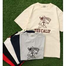 The Endless Summer TES COLLEGE FLOCKY T-SHIRT 25574337画像