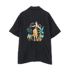 Schott &times; PINEAPPLE JUICE RAYON SHIRT BEACH 7825123017画像