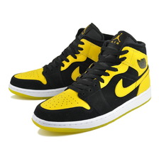 NIKE AIR JORDAN 1 MID SE NEW LOVE blk/varsity maize-wht HJ6654-071画像