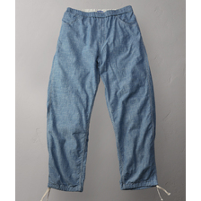 THE FLAT HEAD 5oz CHAMBRAY RELAX PANTS FN-PA-C015画像