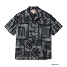 SUGAR CANE Lot No. SC39465 / NATIVE AMERICAN BANDANA PATCHWORK PRINT OPEN SHIRT画像