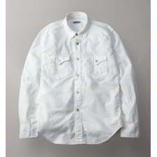 THE FLAT HEAD CHAMBRAY WESTERN SHIRT FN-SCW-003L画像