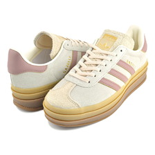 adidas GAZELLE BOLD W CREWHT/WARCLA/SANSTR JS3893画像