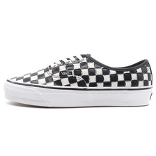VANS OTW AUTHENTIC 44 VIBRAM LEATHER CHECK BLACK/WHITE VN000DCNBZW画像