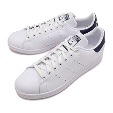 adidas Originals STAN SMITH CORE WHITE / CORE WHITE / DARK BLUE M20325画像
