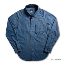 DELUXEWARE 7644B 40S CHAMBRAY SHIRT画像
