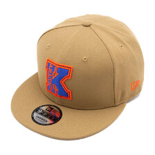 NEW ERA 9FIFTY KAMAITACHI かまいたち カレッジロゴ カーキ 14667300画像
