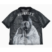 Subciety Hexagonal mesh shirt 150-22009画像