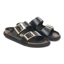 BIRKENSTOCK ARIZONA DROPLET BUCKLE HEX (NARROW) BLACK 1029353画像