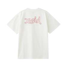 X-girl MILLS LOGO S/S TEE 105258011006画像