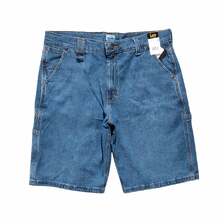 LEE Men's Legendary Workwear Carpenter Short Mid Dark 112346366画像