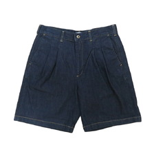 JAPAN BLUE JEANS 11oz Denim Tuck Shorts Natural Slub Denim JBSP1002画像
