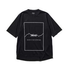 NANGA Dry Mix Frame Logo S/S Tee N2500-1M509A画像