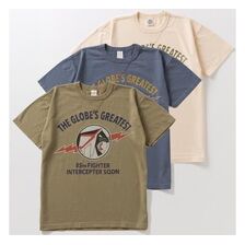 TOYS McCOY MILITARY TEE SHIRT 85TH FIS "THE GLOBE'S GREATEST" TMC2528画像