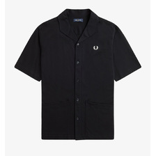 FRED PERRY Mesh Button Through Shirt M9819画像