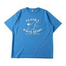 BARNS "STANDARD" 18/- OE Tough neck S/S Print T-shirt ALASKA BR-25282画像
