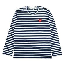 PLAY COMME des GARCONS METALSTONE BORDER LS TEE AX-T806-051画像